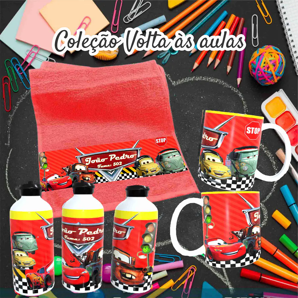 78 Artes para Caneca, Toalinha e Squezee Personagens Disney Volta as Aulas Arquivo Editavél  11