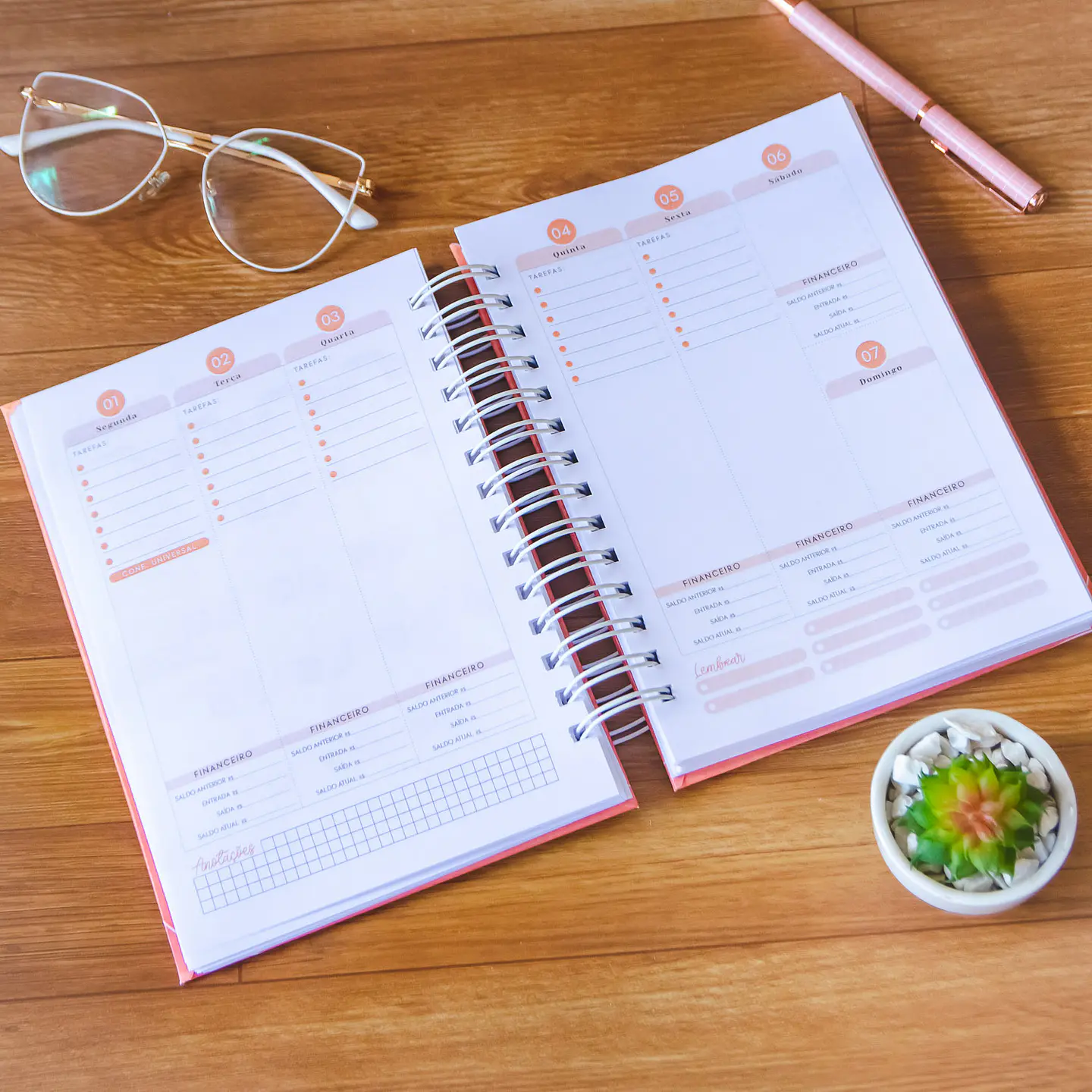 Arquivo Planner Agenda Empreendedora Artesã em Pdf 10