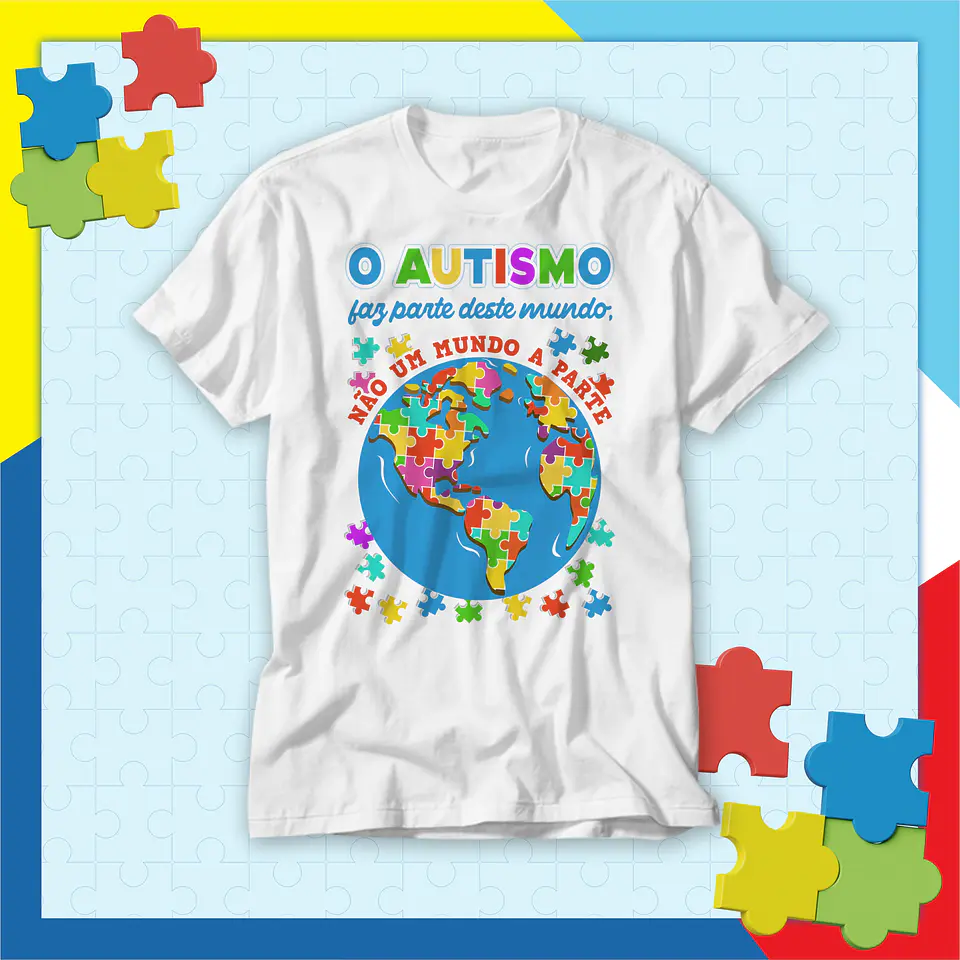 20 Artes para Camisa Autismo Arquivo Editavél  21