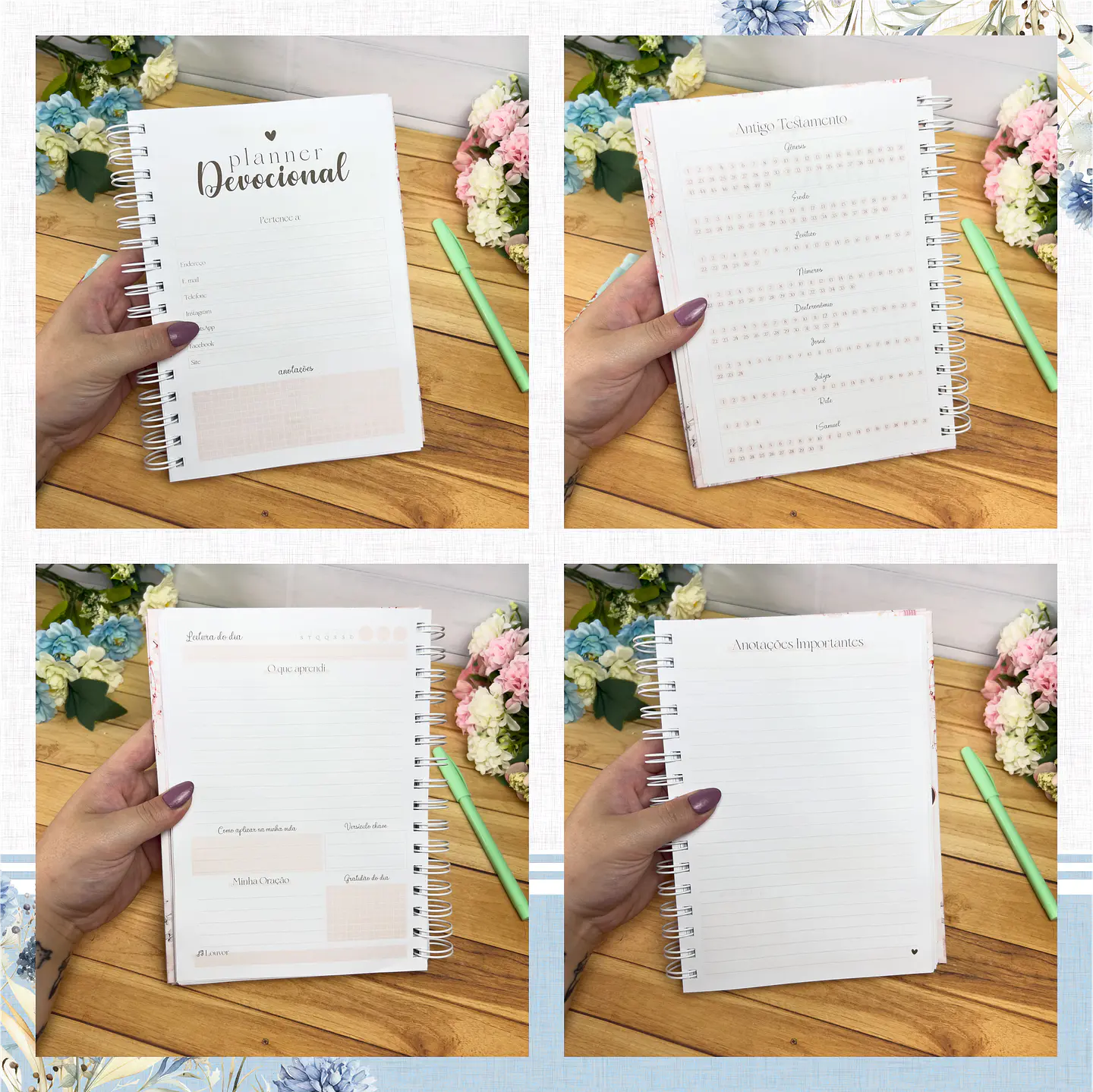 Kit Digital Frases Jardim Fé Religião Arquivos em Png 14