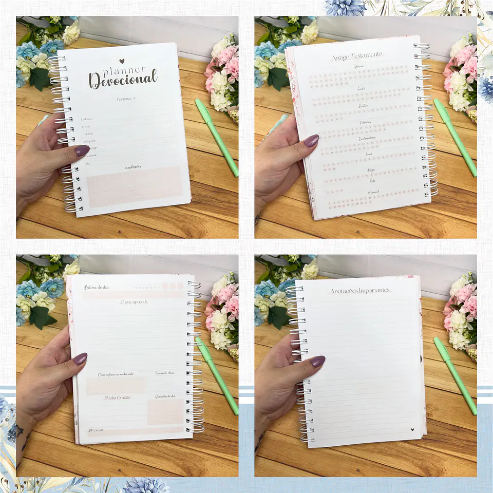 Kit Digital Frases Jardim Fé Religião Arquivos em Png 14