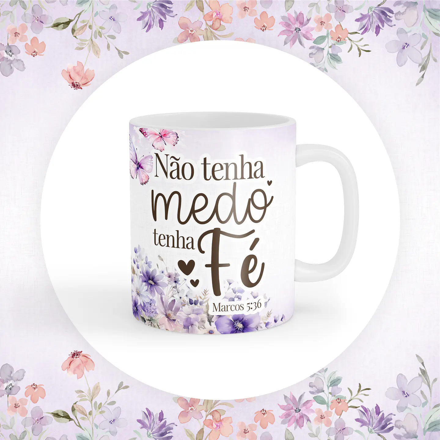 Kit Digital Frases Jardim Fé Religião Arquivos em Png 22