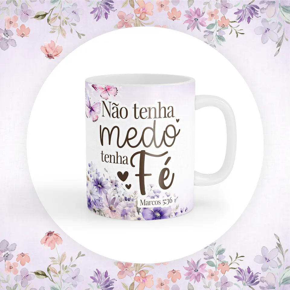 Kit Digital Frases Jardim Fé Religião Arquivos em Png 22