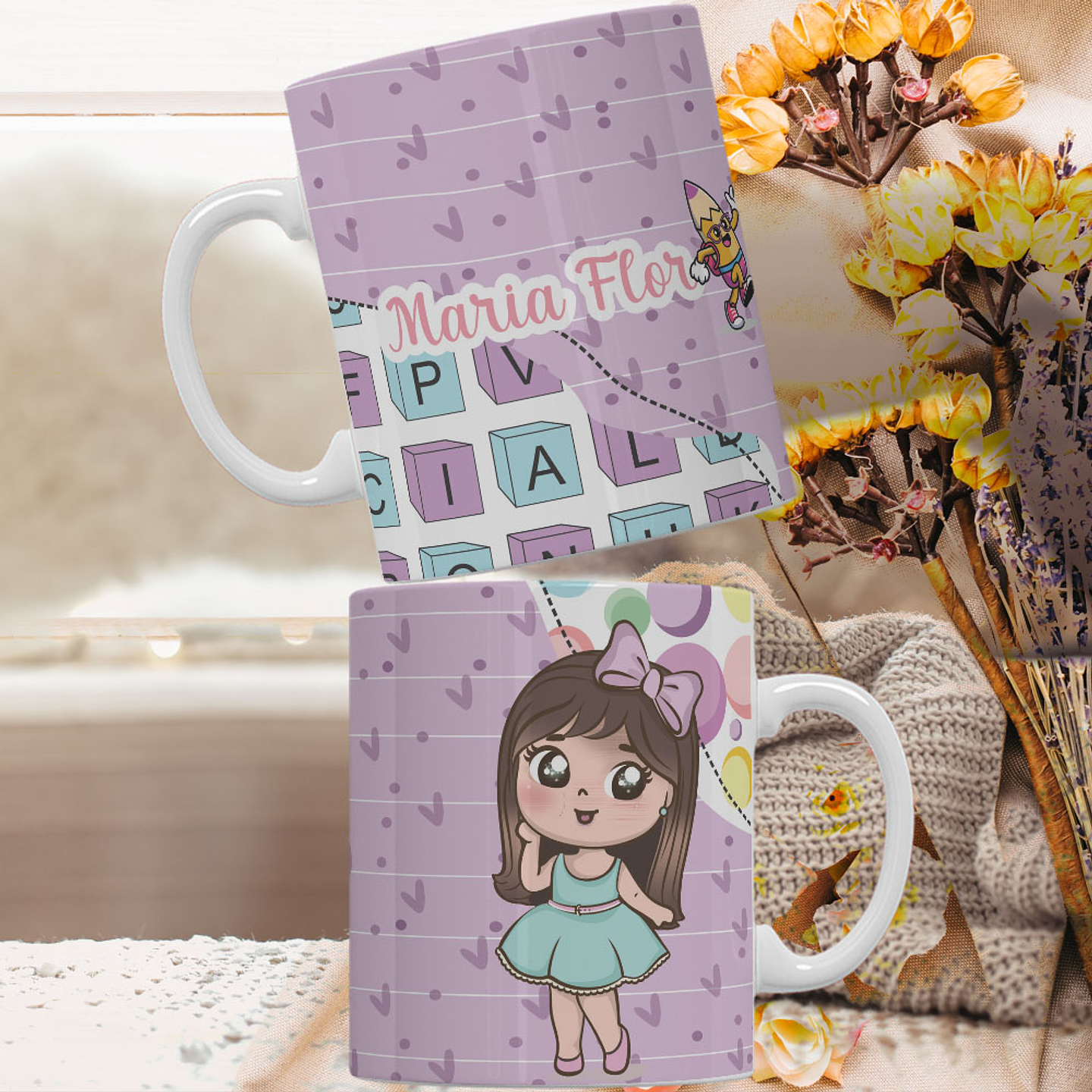 10 Artes para Caneca Volta as Aulas Arquivo Editavél  5