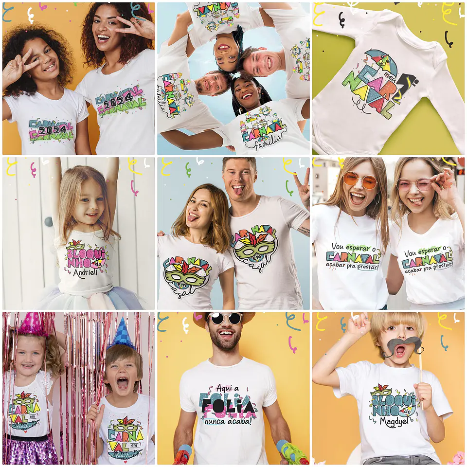 63 Artes para Camisa Carnaval Arquivo em Png 3