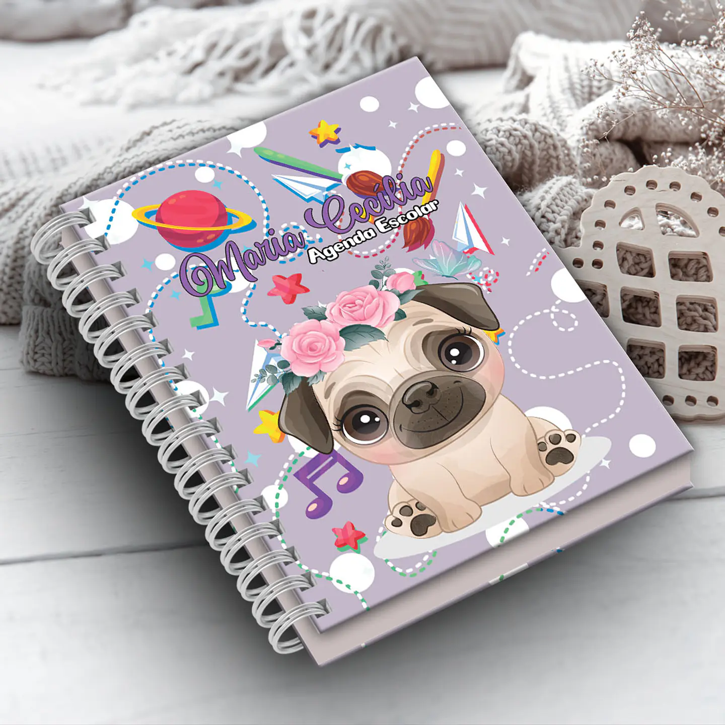 10 Artes para Capas Agendas Volta as Aulas Arquivo Editável  7