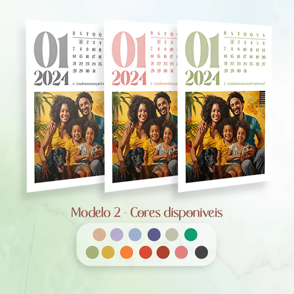 Arquivo Calendário 2024 Arquivo em Png 3