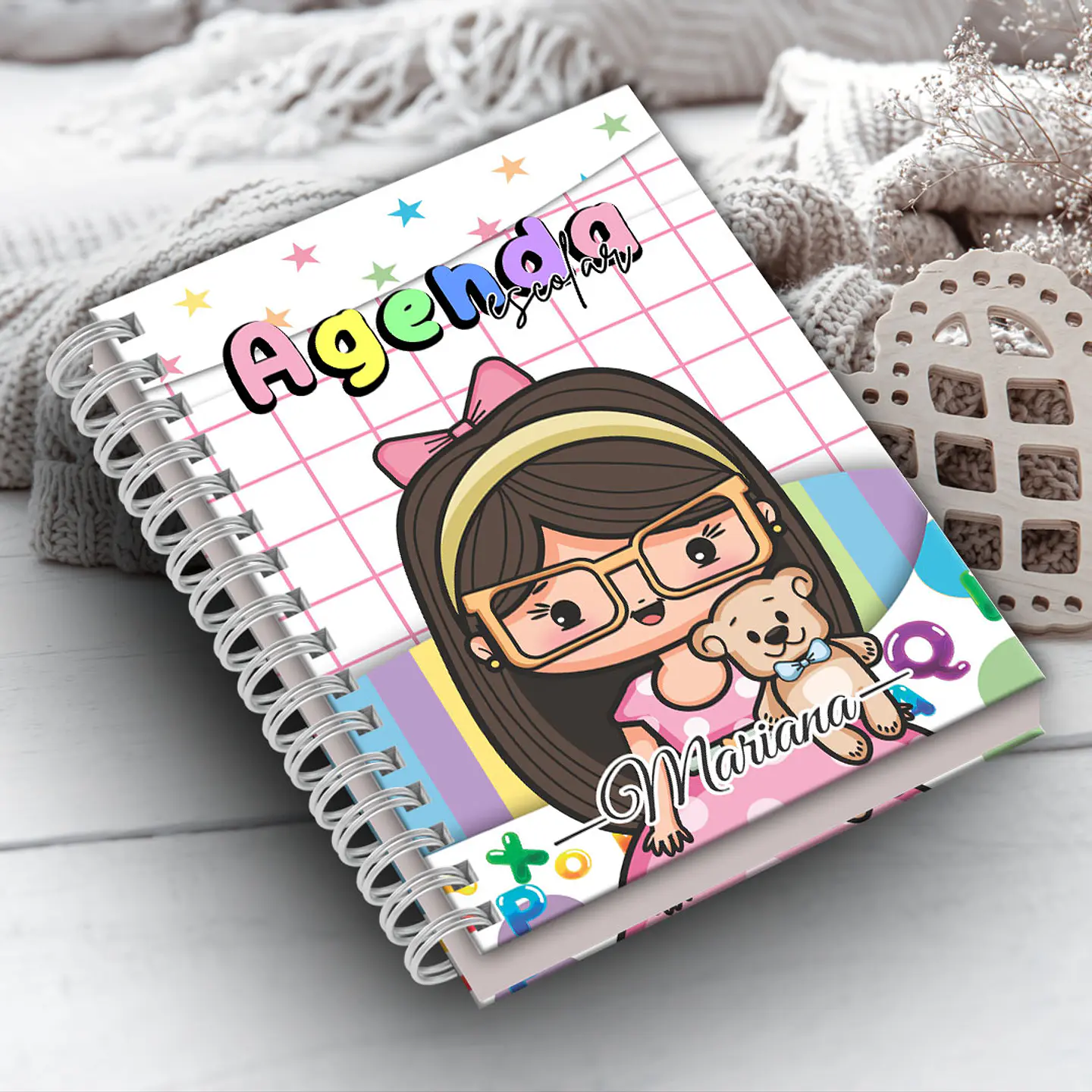 10 Artes para Capas Agendas Volta as Aulas Arquivo Editável  9