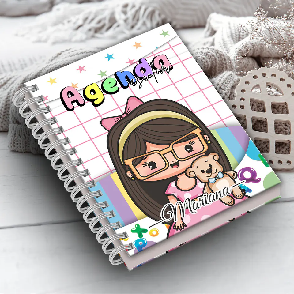 10 Artes para Capas Agendas Volta as Aulas Arquivo Editável  9