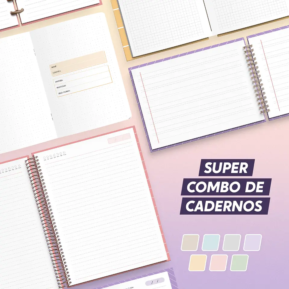 Super Combo Arquivos para Caderno Arquivo em Pdf  1