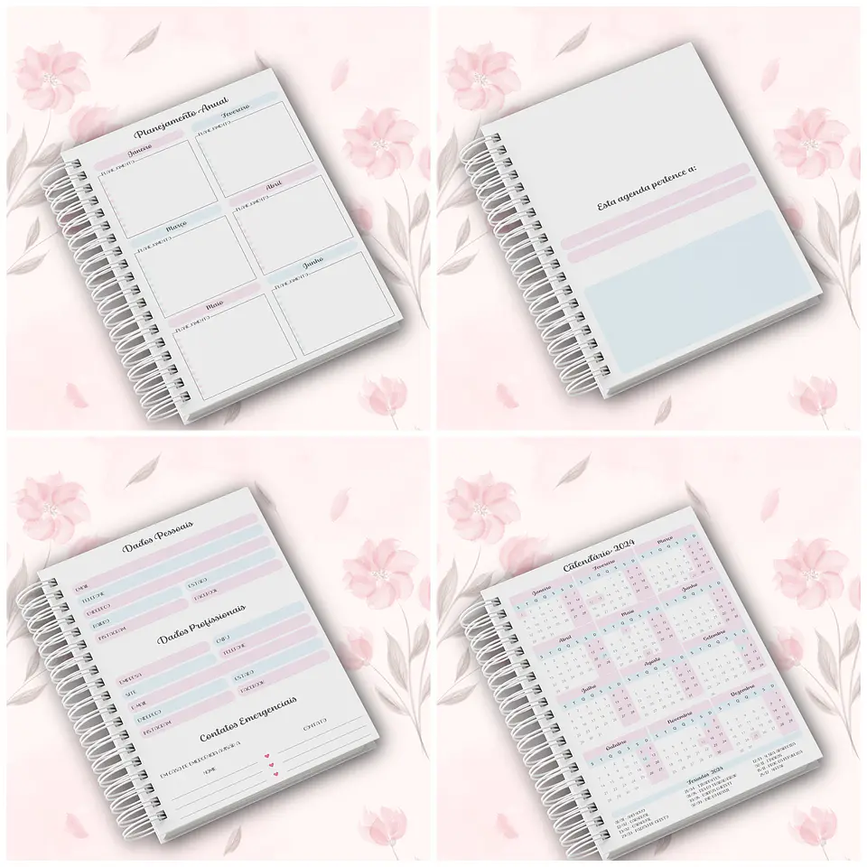 Agenda Escolar Pink Girls Menina Barbie Arquivo em Pdf 8