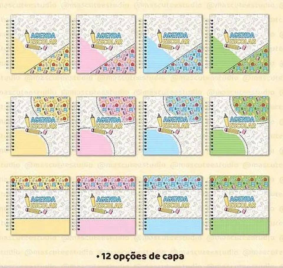 Combo Agendas Mais Kit digital Volta as Aulas Arquivo em Pdf   14