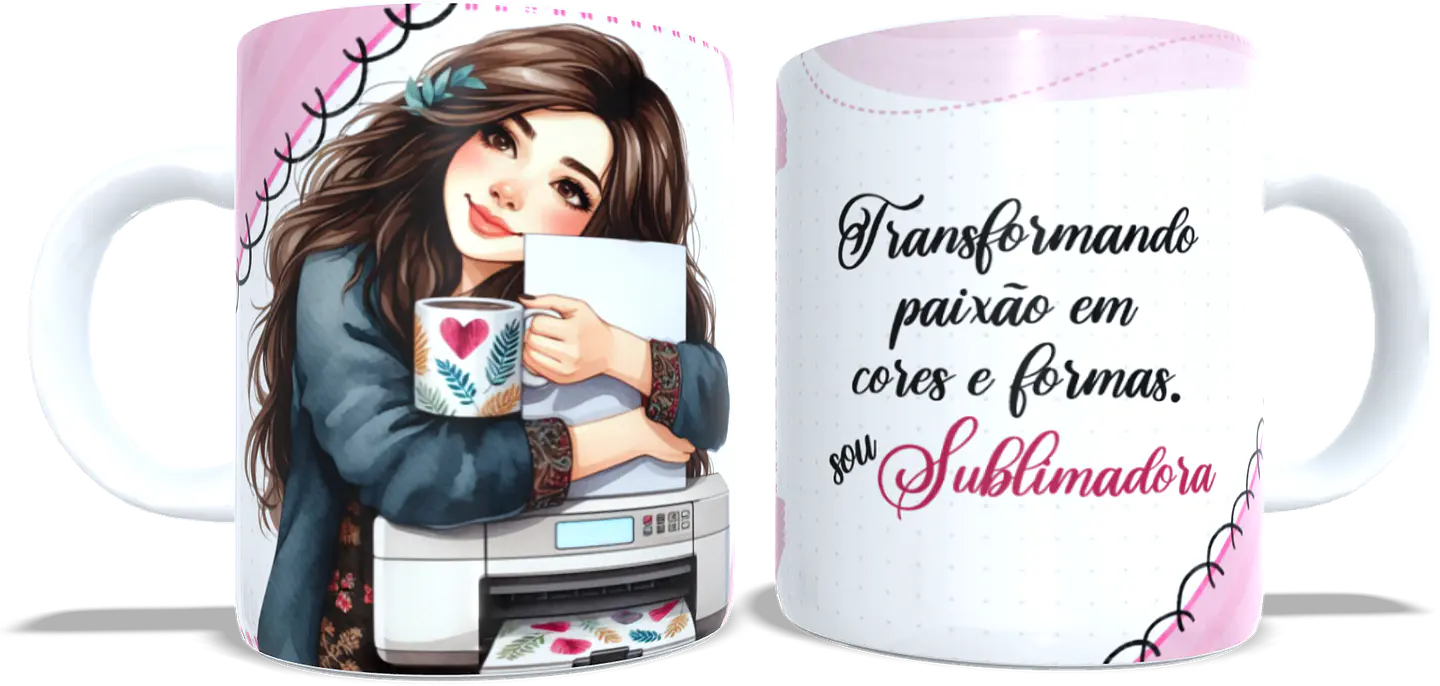 4 Artes para Caneca Sublimadora Arquivo em Jpg 1