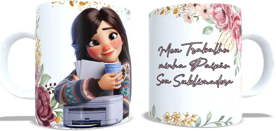 4 Artes para Caneca Sublimadora Arquivo em Jpg 2
