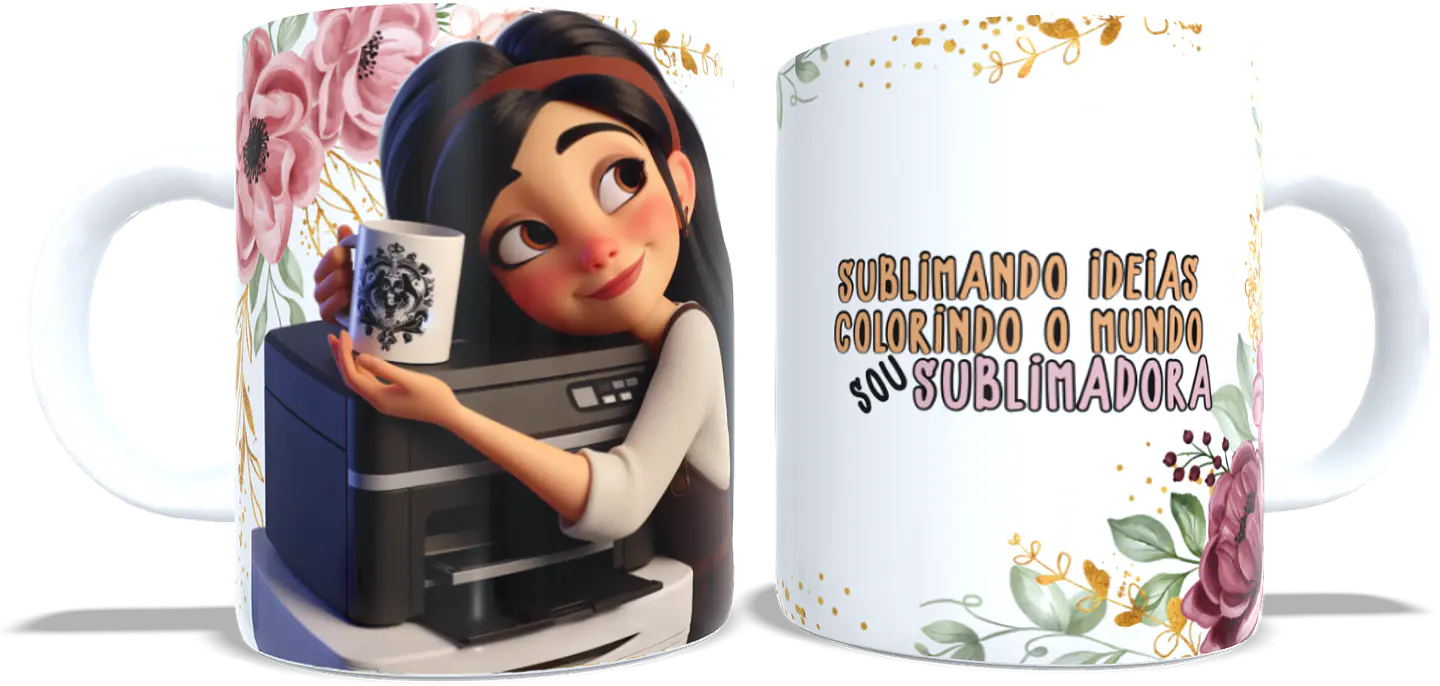 4 Artes para Caneca Sublimadora Arquivo em Jpg 3