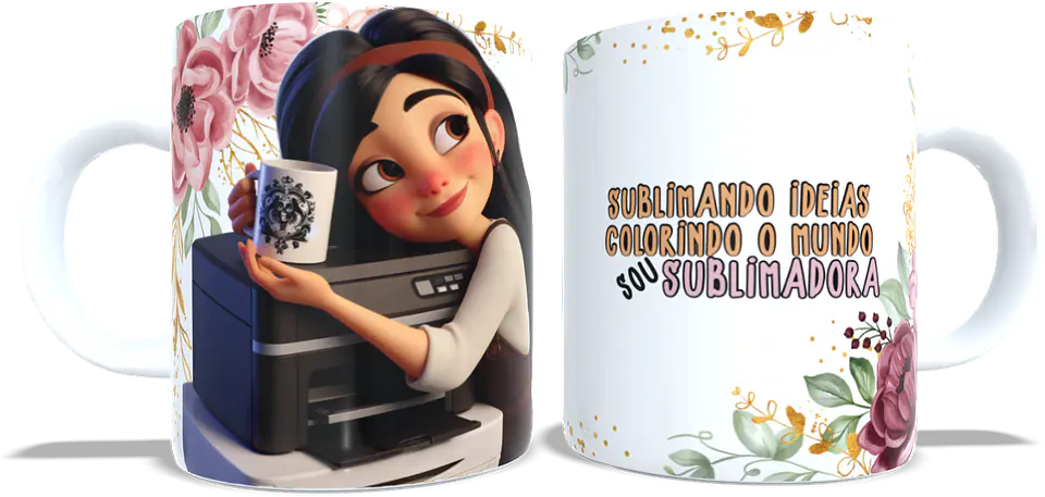 4 Artes para Caneca Sublimadora Arquivo em Jpg 3