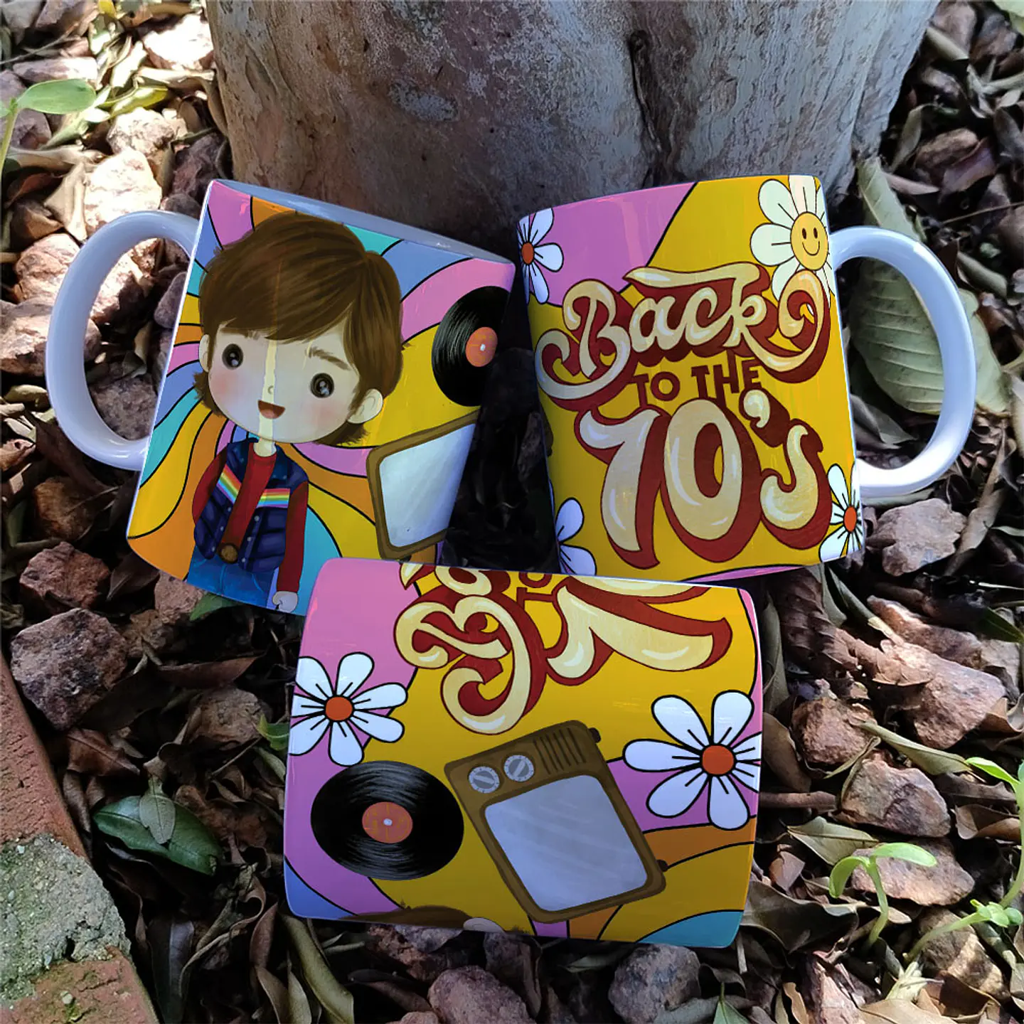 6 Artes para Caneca Personagens 70'Show Arquivo em Jpg 1