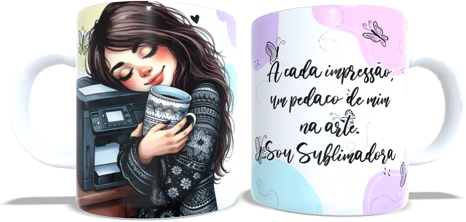 4 Artes para Caneca Sublimadora Arquivo em Jpg 4