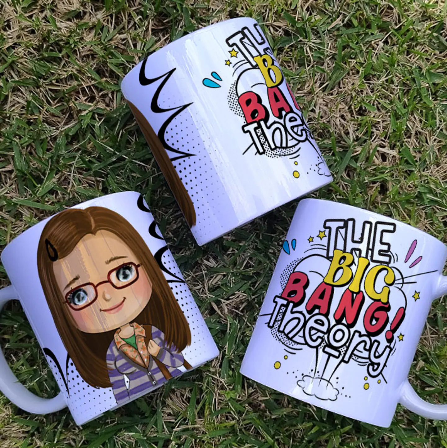 7 Artes para Caneca The Big Theory Arquivo em Jpg 1