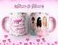 7 Artes para Caneca Dama de Honrra Arquivo Editável - Thumbnail 4