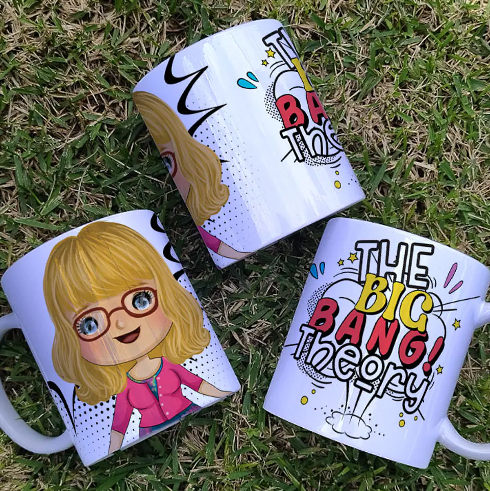 7 Artes para Caneca The Big Theory Arquivo em Jpg 6