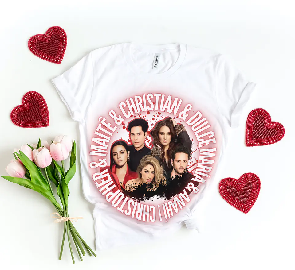 7 Artes para Caneca e Camisa Rebeldes RBD Arquivo em Jpg 7