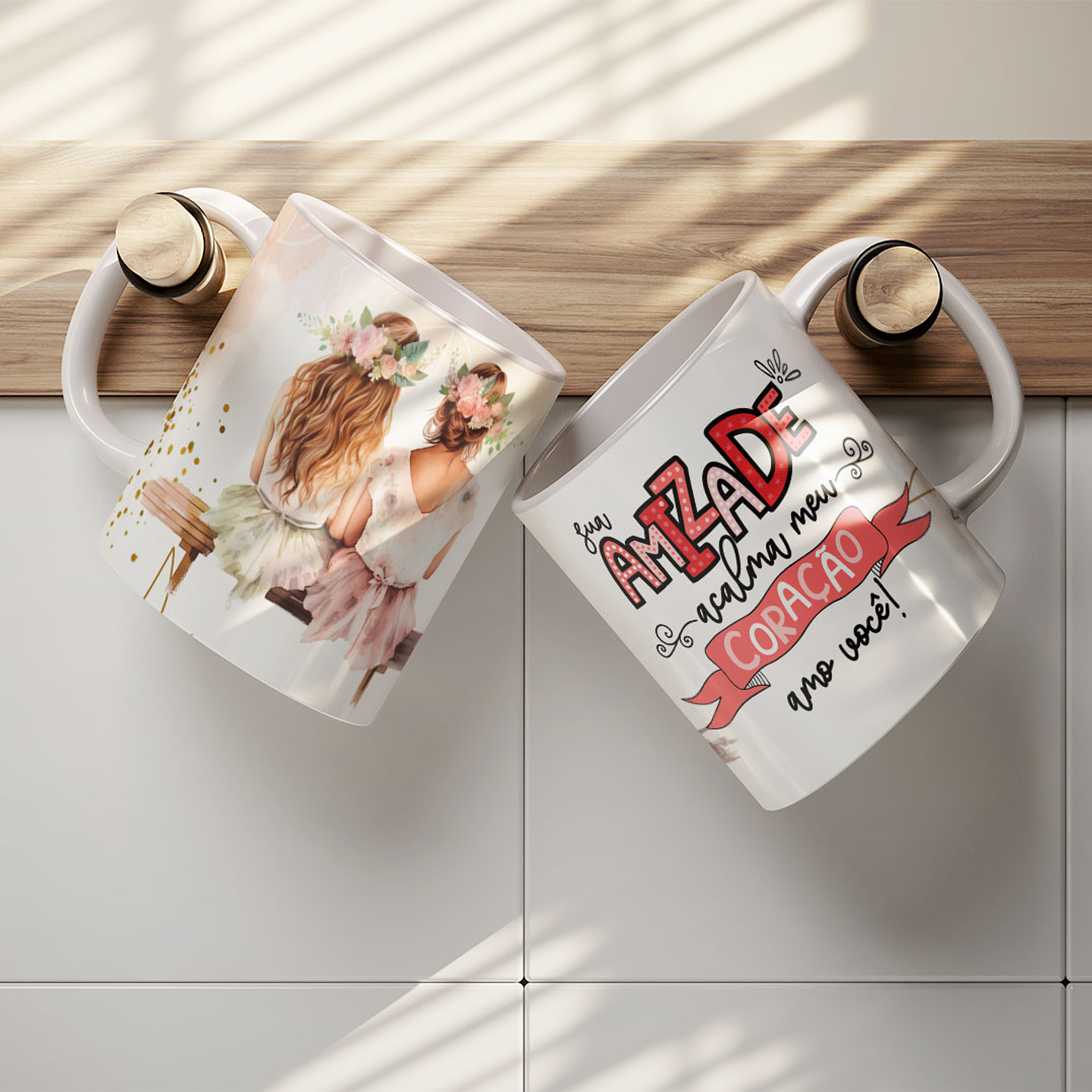 8 Artes para Caneca Amizade Amigas Arquivo Editável   5