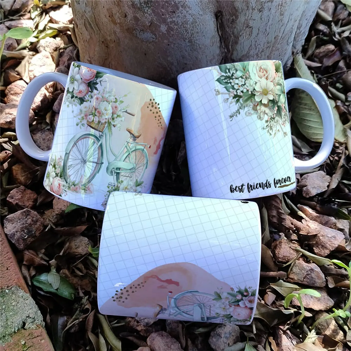 8 Artes para Caneca Amizade Amigas Arquivo Editável   6
