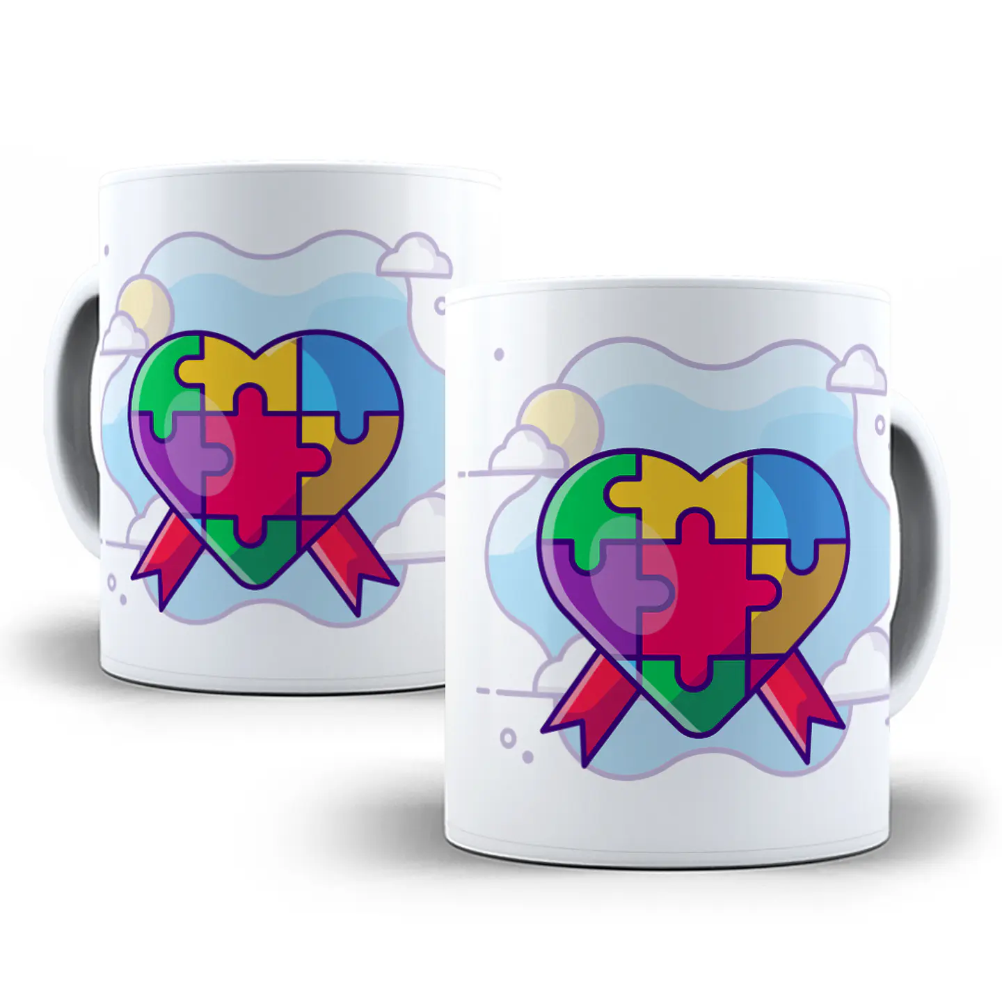 30 Artes para Caneca Autismo Arquivo em Jpg 4