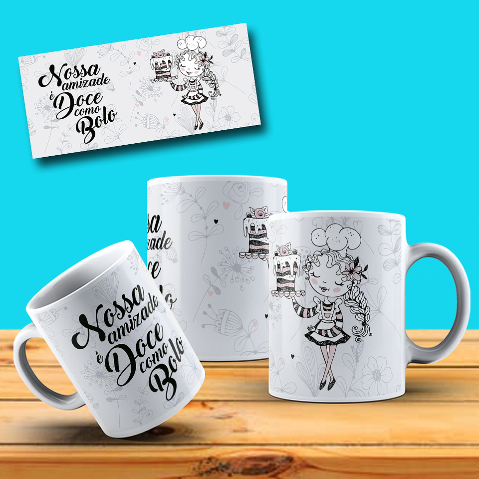 33 Artes para Caneca Amizade Amigos Arquivo em Jpg 6