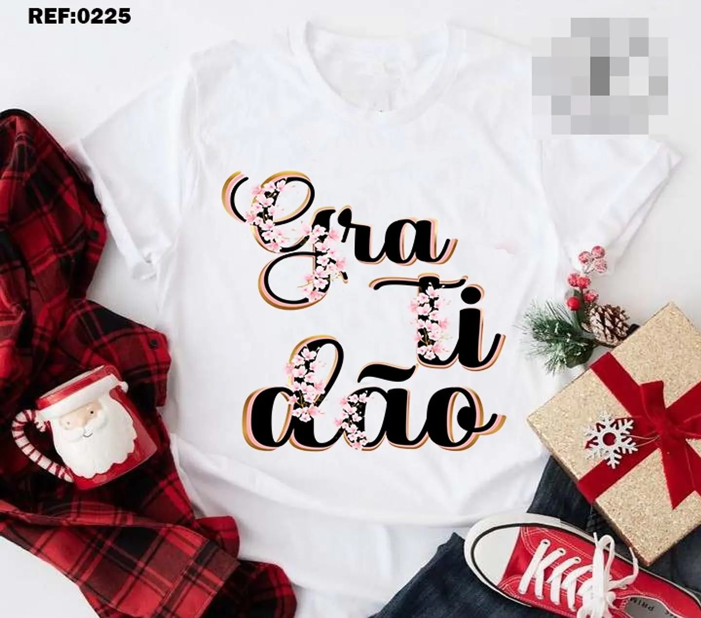 10 Artes para Camisa Gratidão Arquivo Editável  3
