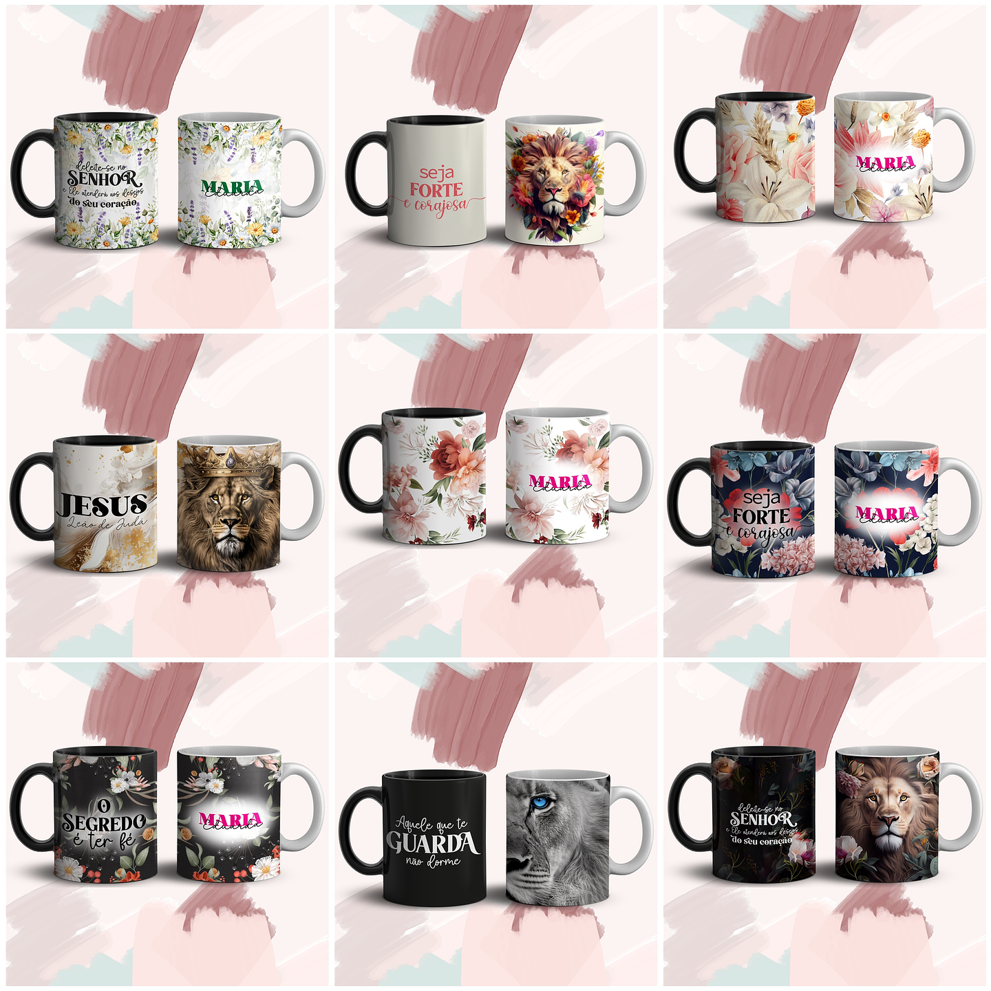 45 Artes para Caneca Frases Gospel Arquivo em Jpg  2