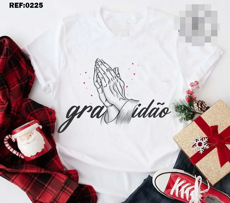 10 Artes para Camisa Gratidão Arquivo Editável  5