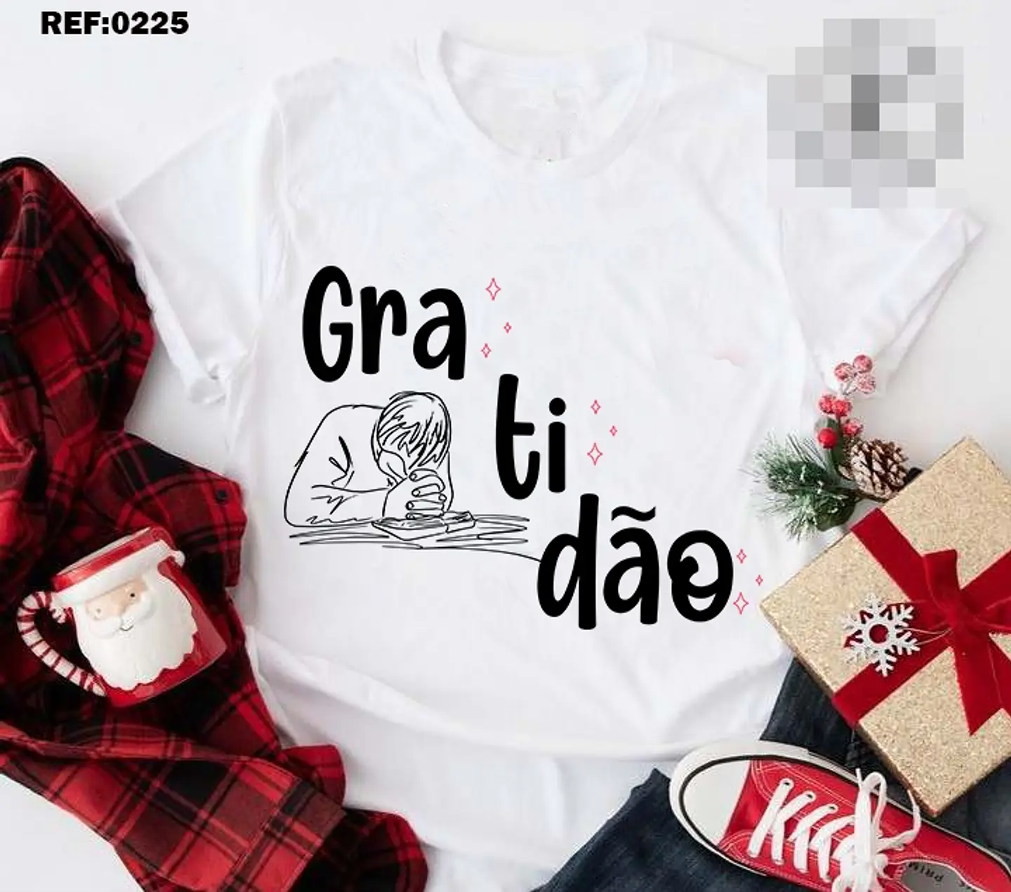 10 Artes para Camisa Gratidão Arquivo Editável  7