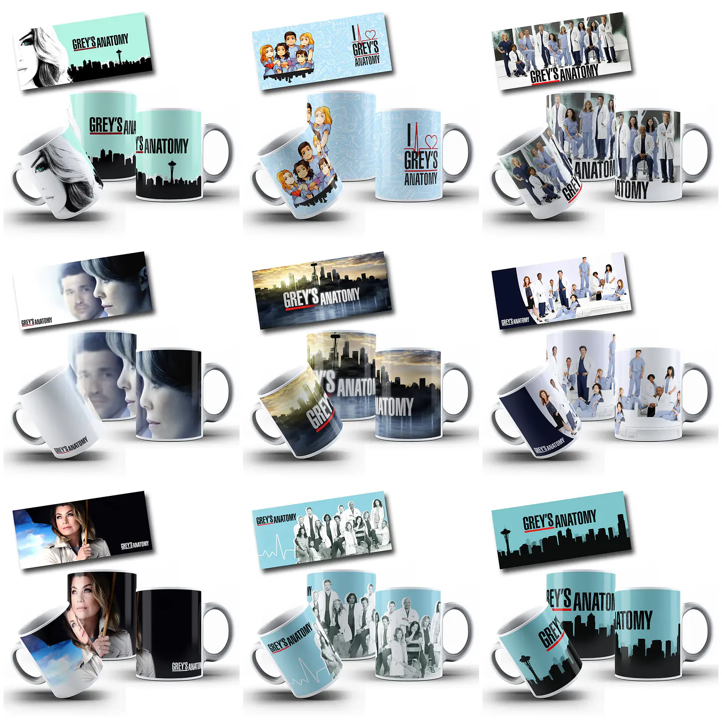 47 Artes para Caneca Greys Anatomy Arquivo em Jpg  2