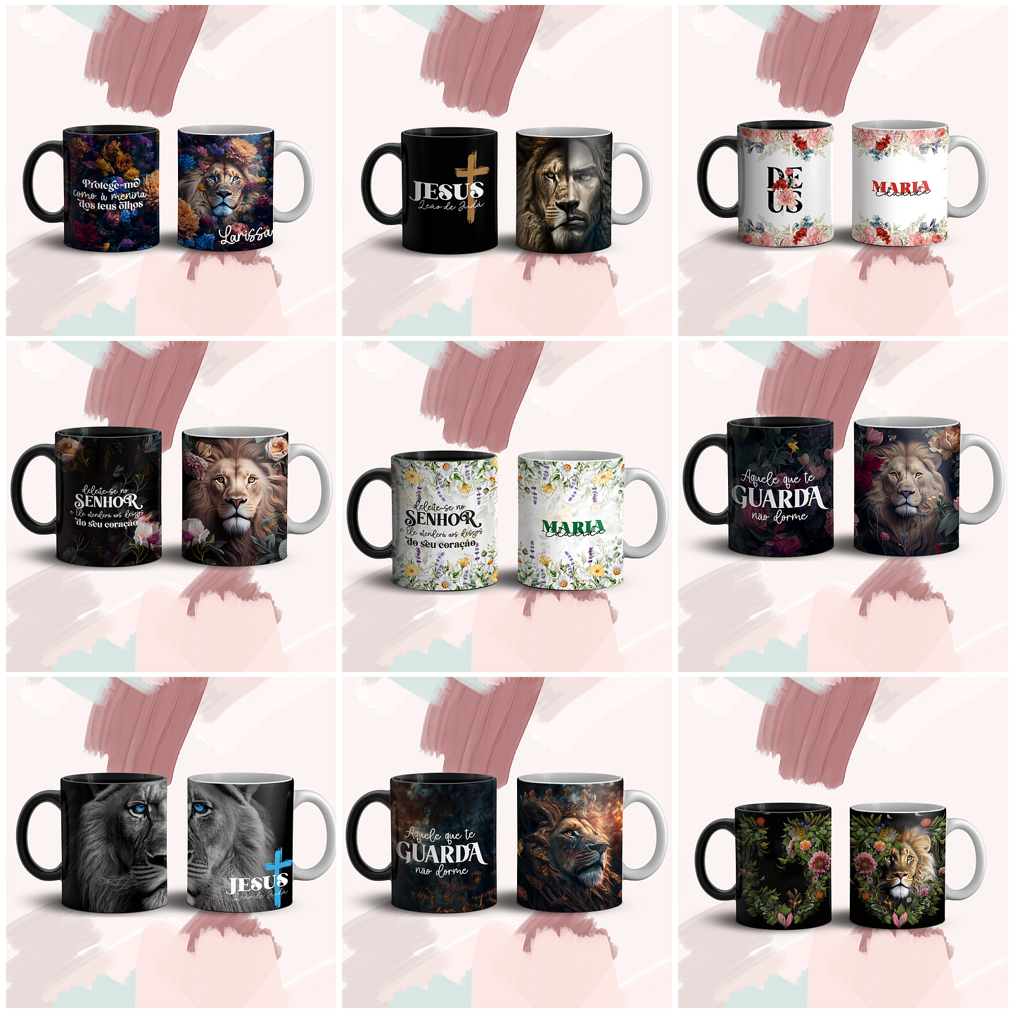 45 Artes para Caneca Frases Gospel Arquivo em Jpg  3