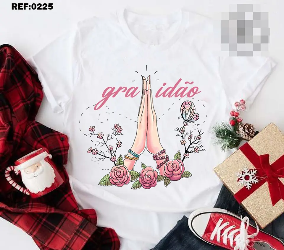 10 Artes para Camisa Gratidão Arquivo Editável  9
