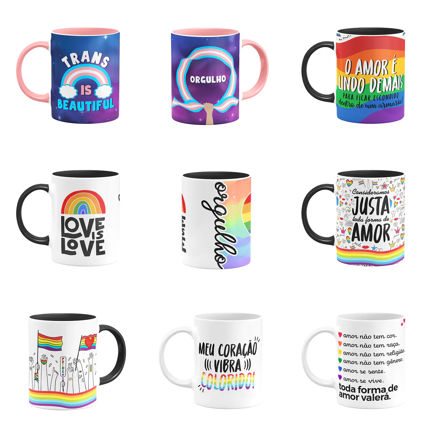10 Artes para Caneca LGBT Arquivo em Jpg 1