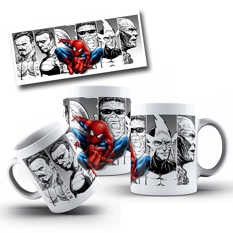 50 Artes para Caneca Super Heróis Arquivo em Jpg