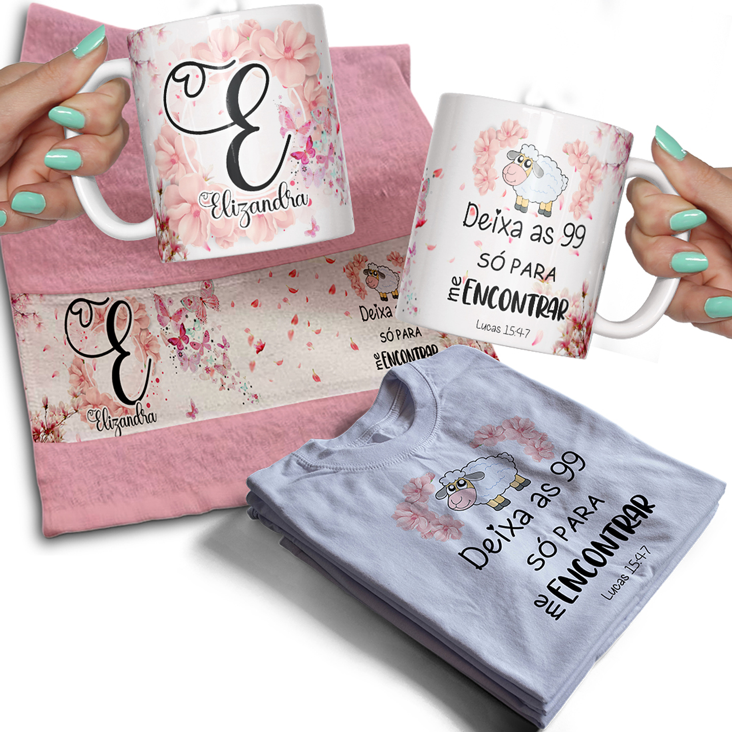 63 Artes para Caneca e Camisa Alfabrto Biblico Arquivo Editável 8