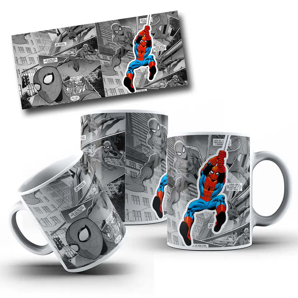 50 Artes para Caneca Super Heróis Arquivo em Jpg 14