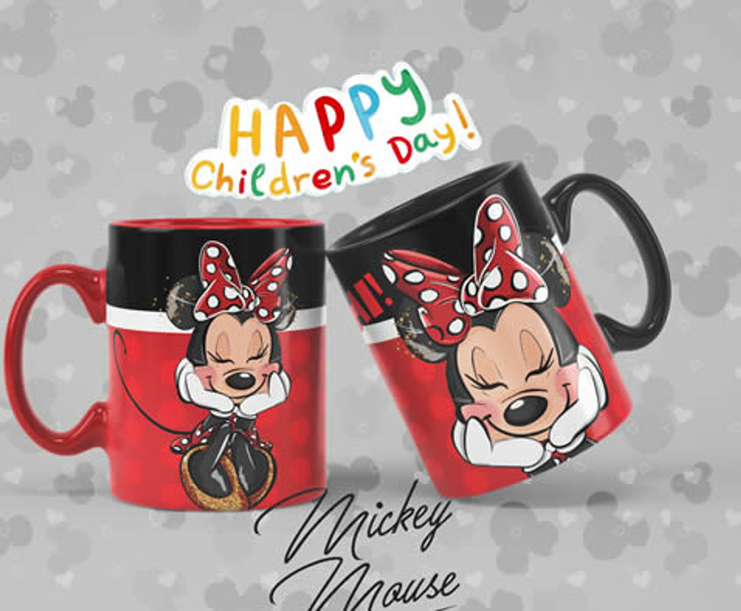 12 Artes para Caneca Disney Mickey Personagens Arquivo em Jpg 2