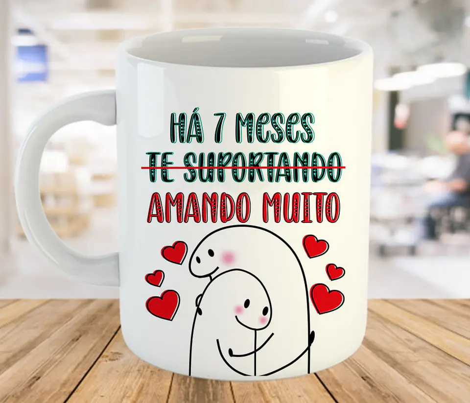 12 Artes para Caneca Flork Meses de Namoro Arquivo em Jpg 8