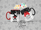 12 Artes para Caneca Disney Mickey Personagens Arquivo em Jpg - Thumbnail 3
