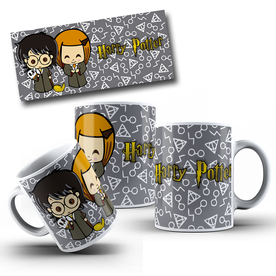 65 Artes para Caneca Harry Potter Arquivo Editável  9