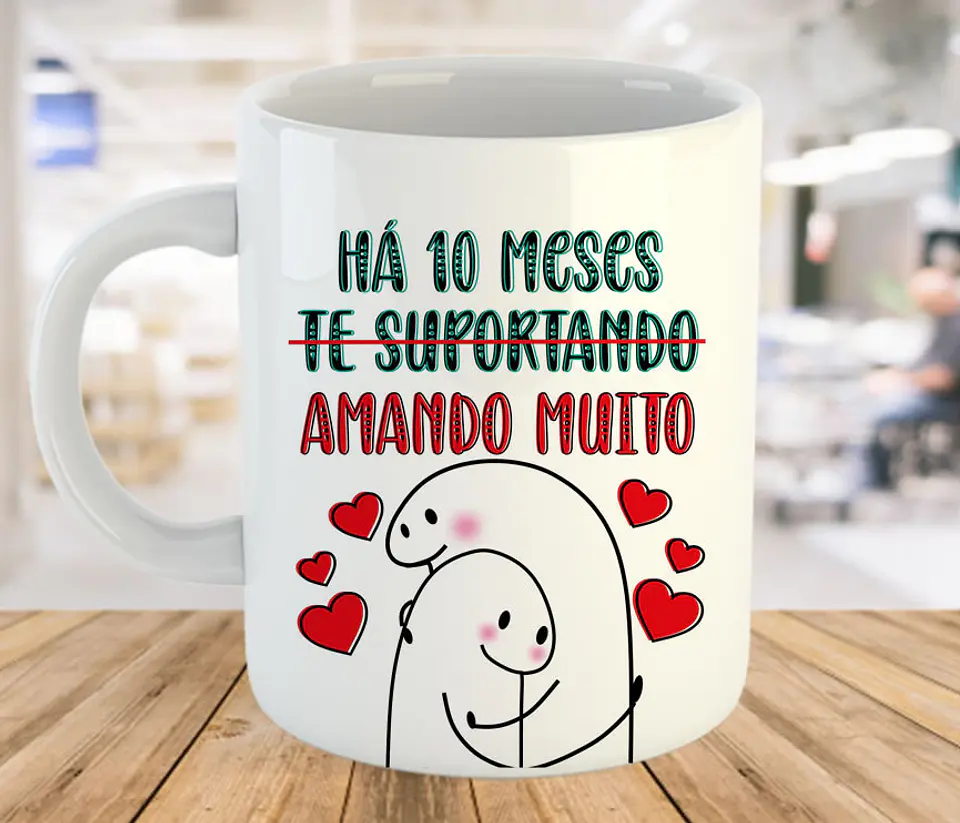12 Artes para Caneca Flork Meses de Namoro Arquivo em Jpg 11