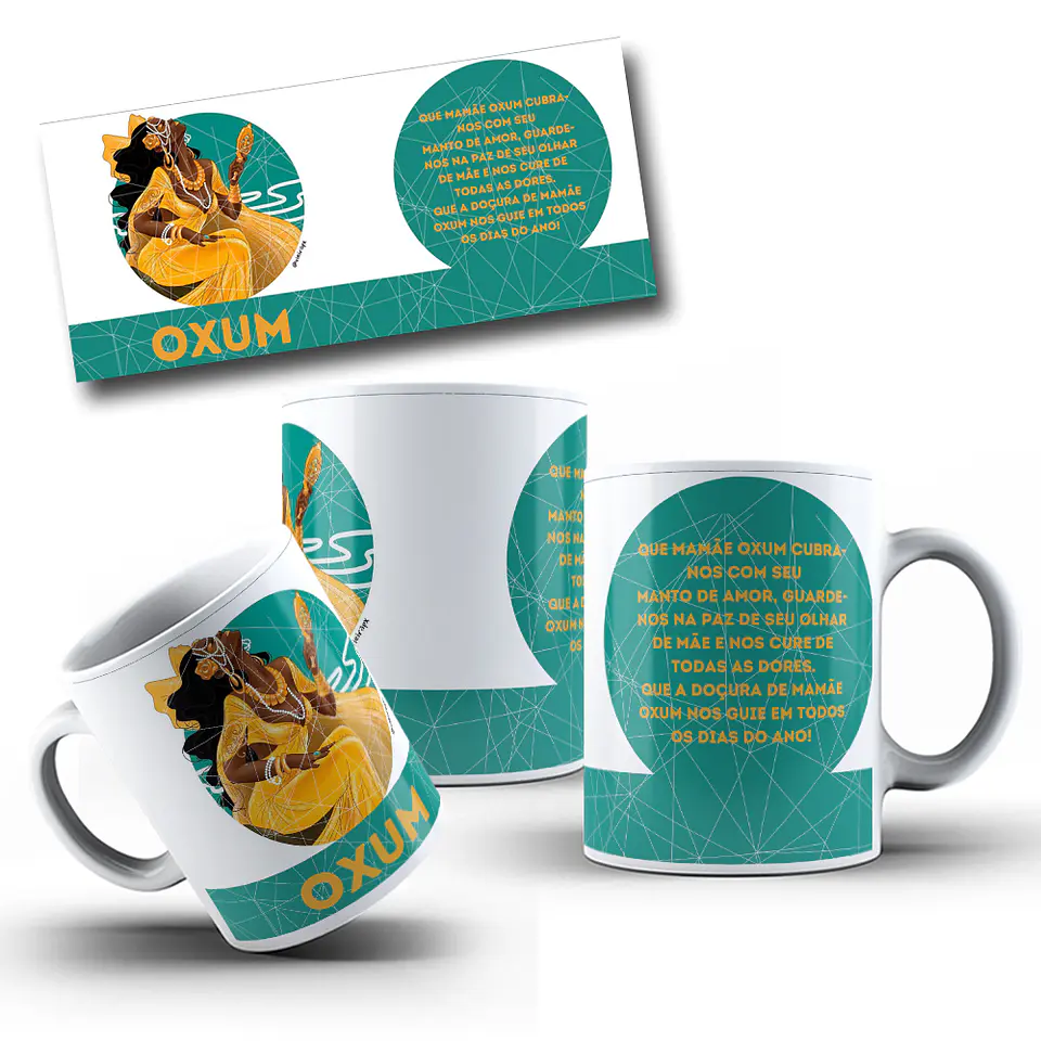 12 Artes para Caneca Orixás Arquivo em Jpg  3
