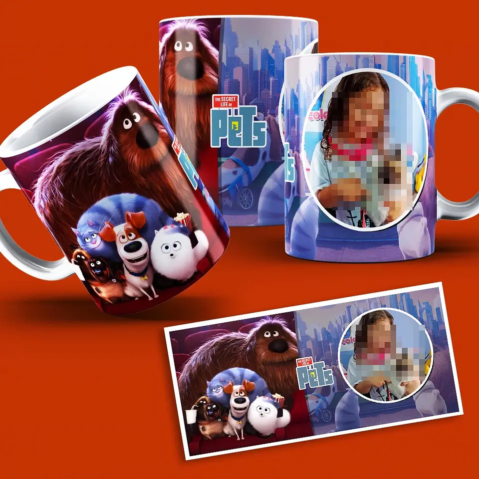 11 Artes para Caneca Desenhos Infantil Personagens Arquivo em Jpg 8