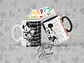12 Artes para Caneca Disney Mickey Personagens Arquivo em Jpg - Thumbnail 5