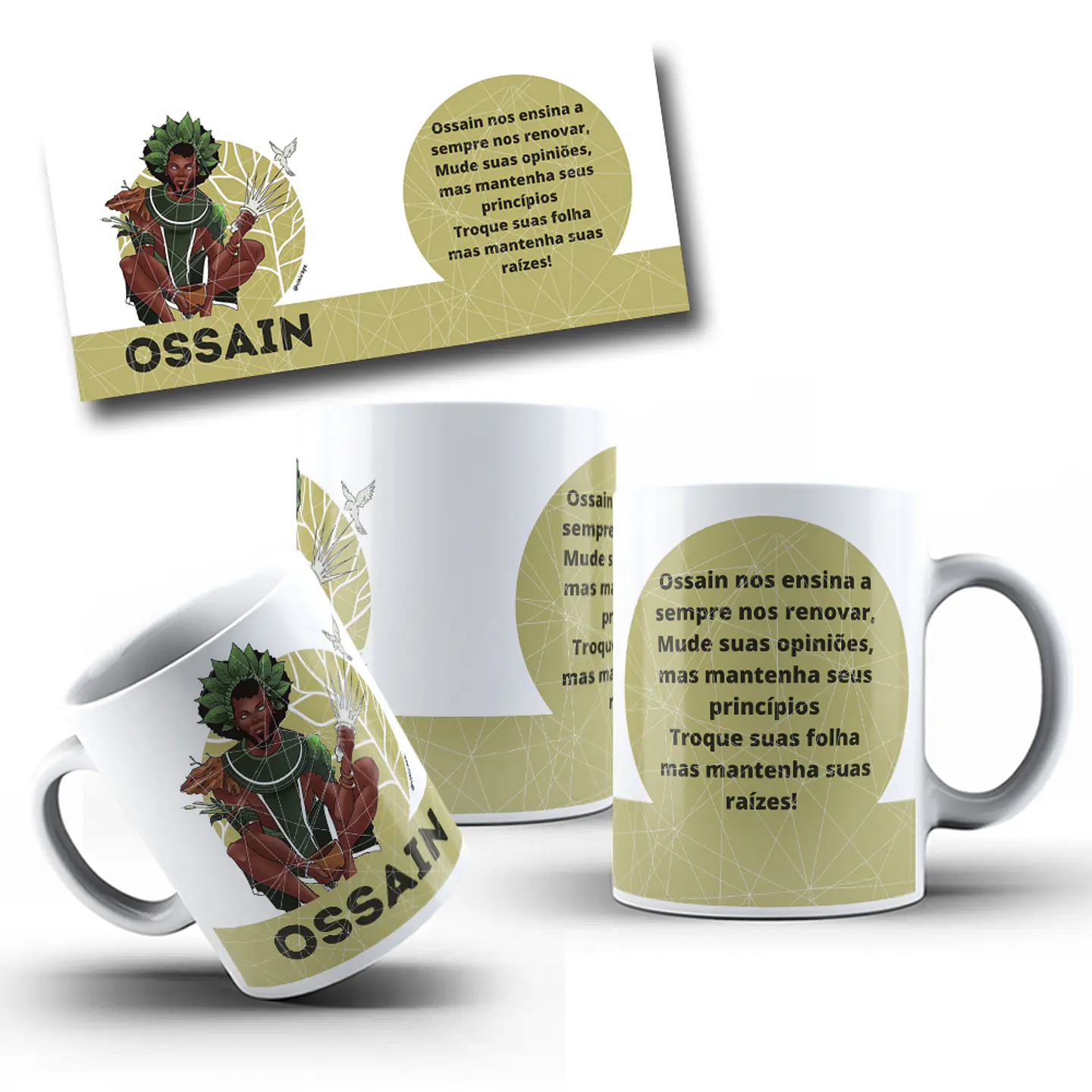 12 Artes para Caneca Orixás Arquivo em Jpg  4